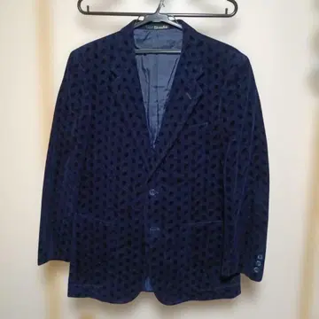 ELEVEN SUITS 벨벳 자켓 네이비