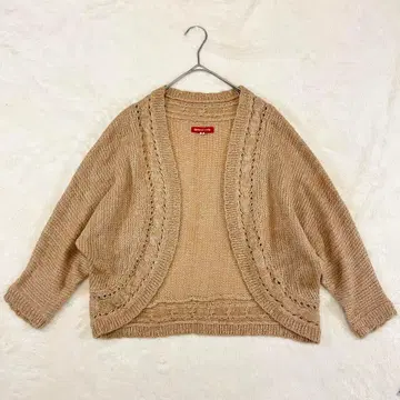 [ 아푸와이저 리셰 ] 볼레로 니트 가디건 새상품급 브라운 겉옷 M