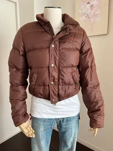 Abercrombie 빈티지 스키 다운 자켓 M