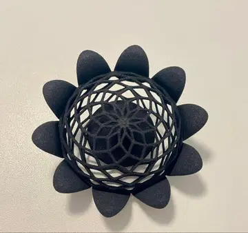 모노서커스 Monocircus 3D 프린트 브로치 블랙