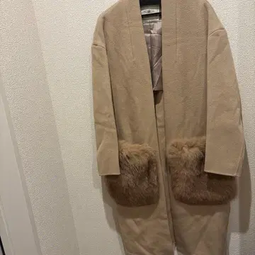 GRACE CONTINENTAL 베이지 롱 코트 36