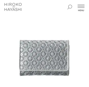 새상품급 HIROKO HAYASHI 3단 폴더형 지갑 골드