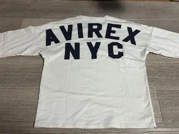 AVIREX 화이트 긴팔 트레이닝복 M 사이즈
