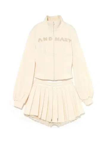 andmary Lace logo set up ivory