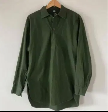 70s 스웨덴군/슬리핑 셔츠/M-55/그랑파 셔츠/SIZE37