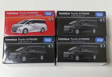 43 도요타 알파드 4대 세트 토미카 프리미엄 새상품 출시 기념 사양