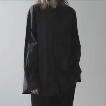 remer 루즈 레귤러 카라 오버 셔츠