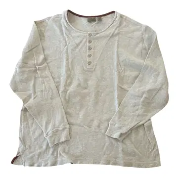 L.L.Bean 와플 상의 헨리넥