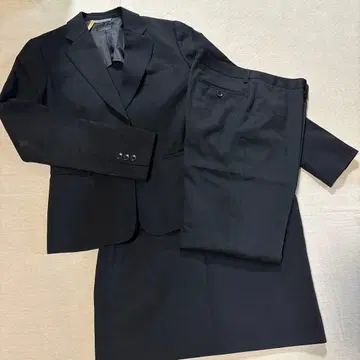 ONLY 블랙 슈트 상하의 3종 세트 자켓 7호 / 팬츠 스커트 9호