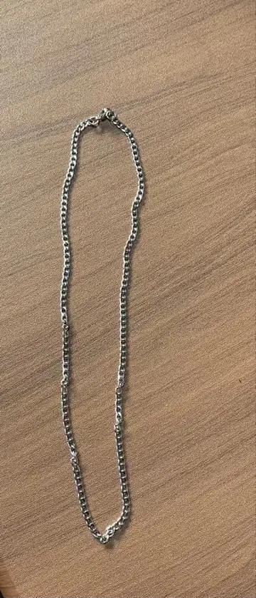 철 체인 목걸이 약 60cm
