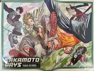 사카모토 데이즈 클리어 포스터 타워 레코드 콜라보