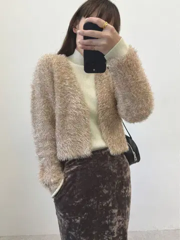 EMMEL REFINES 에멜 리파인즈 벨로아 스커트