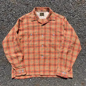 60s SEARS PERMAPRESS 오픈 카라