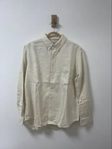 KATO' BASIC 아이보리 버튼 다운 셔츠 M