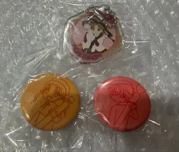 학원 앨리스 만복 가챠 아크링 키링 특전 캔뱃지 미캉 나츠메