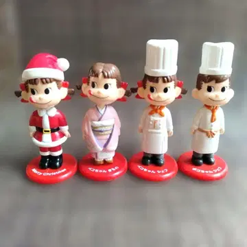 페코짱 고개 흔들 인형 4개 세트
