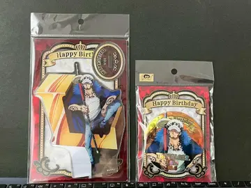 [원피스] ONE PIECE 로우 생일 캔뱃지, 아크릴 스탠드