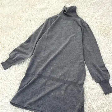 신 존 마이달타니안 터틀넥 고급 울 니트 튜닉