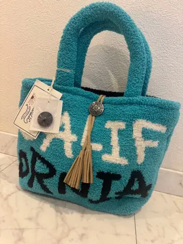 터콰이즈 토트백 택 포함 새상품