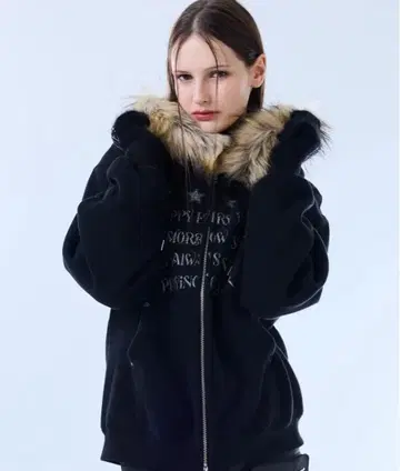 luvistrue 퍼 후드티