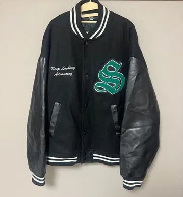 ILL'S  바시티 자켓 자수 와펜 블랙 M