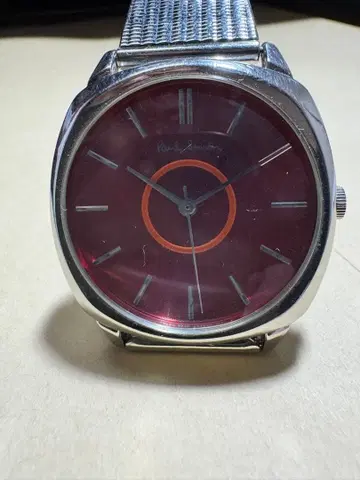 Paul Smith 빨간색 메쉬 손목시계