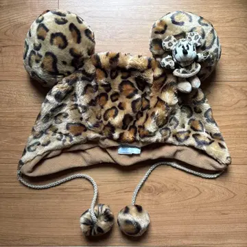 디즈니 팬캡 레오파드 무늬 헤이세이