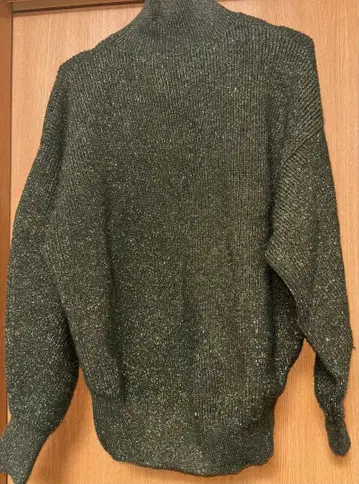 LAGUNAMOON F 사이즈 다크 그린 터틀넥 니트