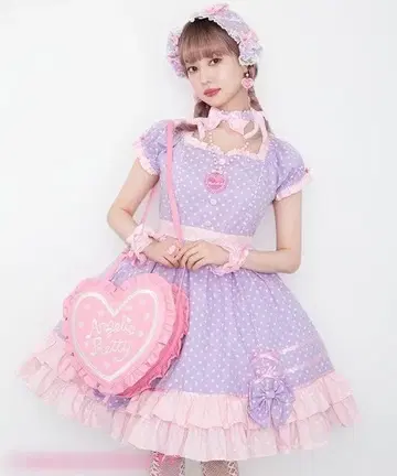 Angelic Pretty Candy Pop 원피스 라벤더