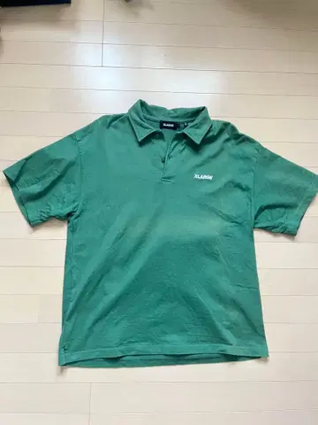 XLARGE 그린 피케 셔츠