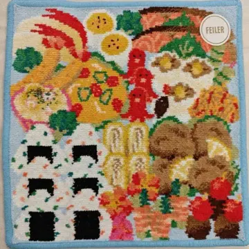 페이러 손수건 미사용 새상품 와쿠와쿠 벤토