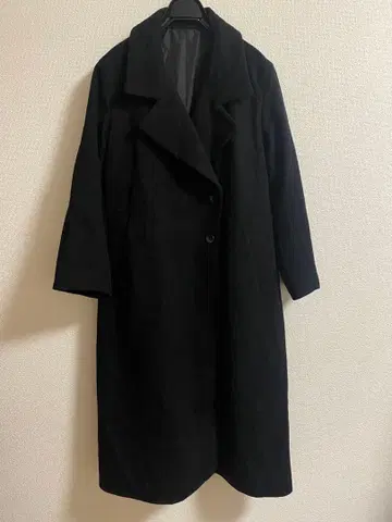 crewre 크루레 커스텀 멜톤 맥시 코트 사이즈 1 블랙