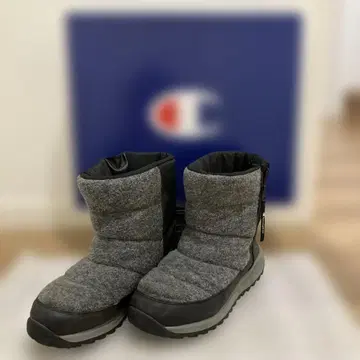 Champion 스노우 부츠 그레이/블랙