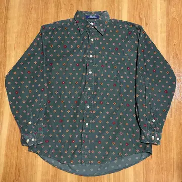 타미힐피거 올 패턴 코듀로이 셔츠 90's 구제 의류