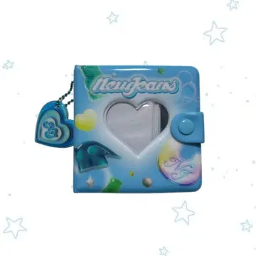 Newjeans 콜렉트북 파랑 트레이딩 카드 케이스 틈 있음