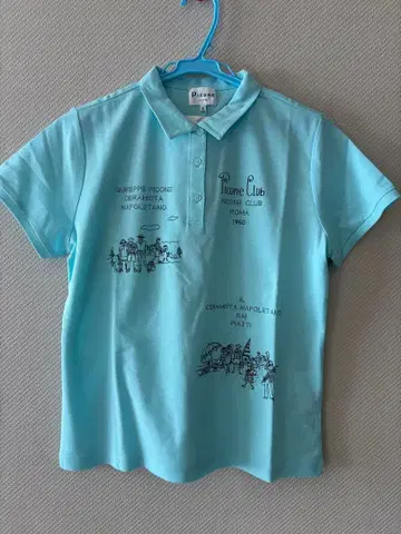 Picone Club 피케 셔츠 M 사이즈 스카이블루