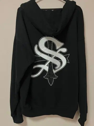 SupplieR 블랙 후드티 L