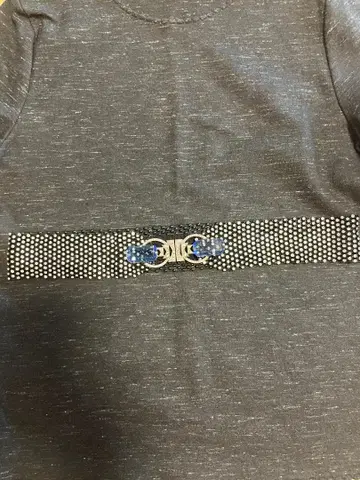 스톤 부착 블랙 벨트