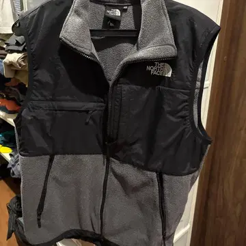 THE NORTH FACE 플리스 베스트 XS 블랙/그레이