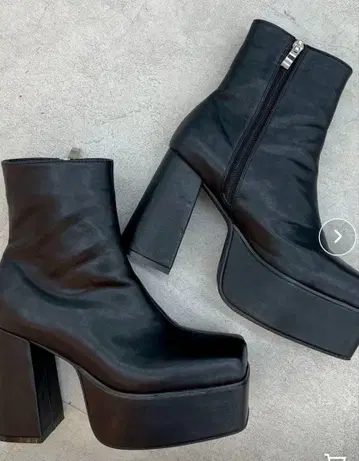 EVRIS 레더라이크 청키 부츠