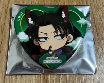 진격의 거인 프리 카페 할로윈 리바이 특전 캔뱃지