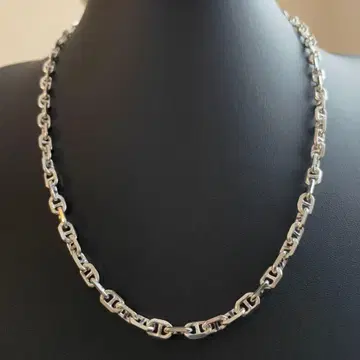 실버 silver 925 닻 체인 목걸이 50cm 29.0g