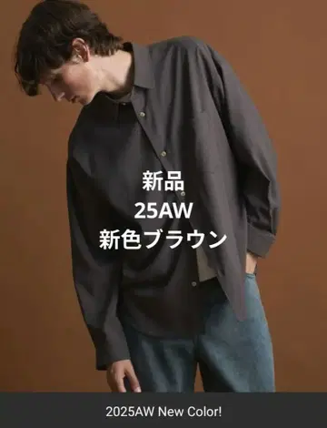 택 포함 새상품 public tokyo 컴포트 릴랙스 셔츠 3 브라운