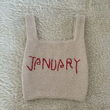 [ 새상품 ] MarchAprilMay 먼슬리 니트 백 JANUARY