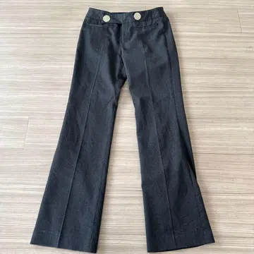 질 스튜어트 플레어 팬츠 4 다크 그레이