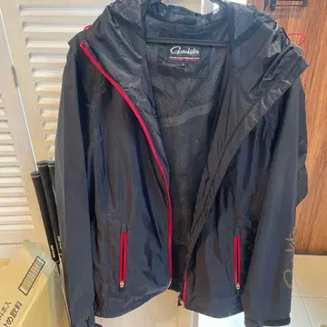 가마가츠 후드 부착 우비 L 사이즈 블랙