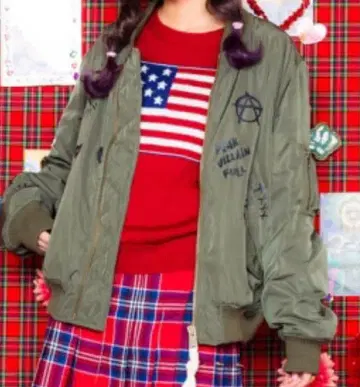 캔디 스트리퍼 MA-1 자켓 used