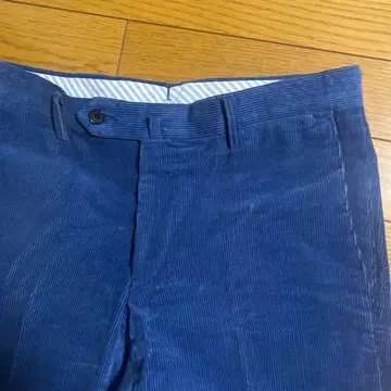 네이비 코듀로이 슬랙스