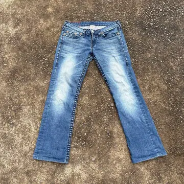 00s 트루릴리젼 플레어 데님 yoko swag dab