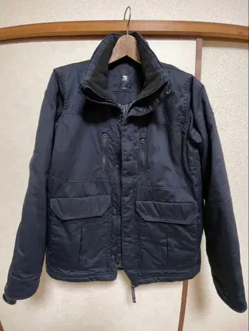 ts design 5127 라이트웜 하프 코트 L 네이비